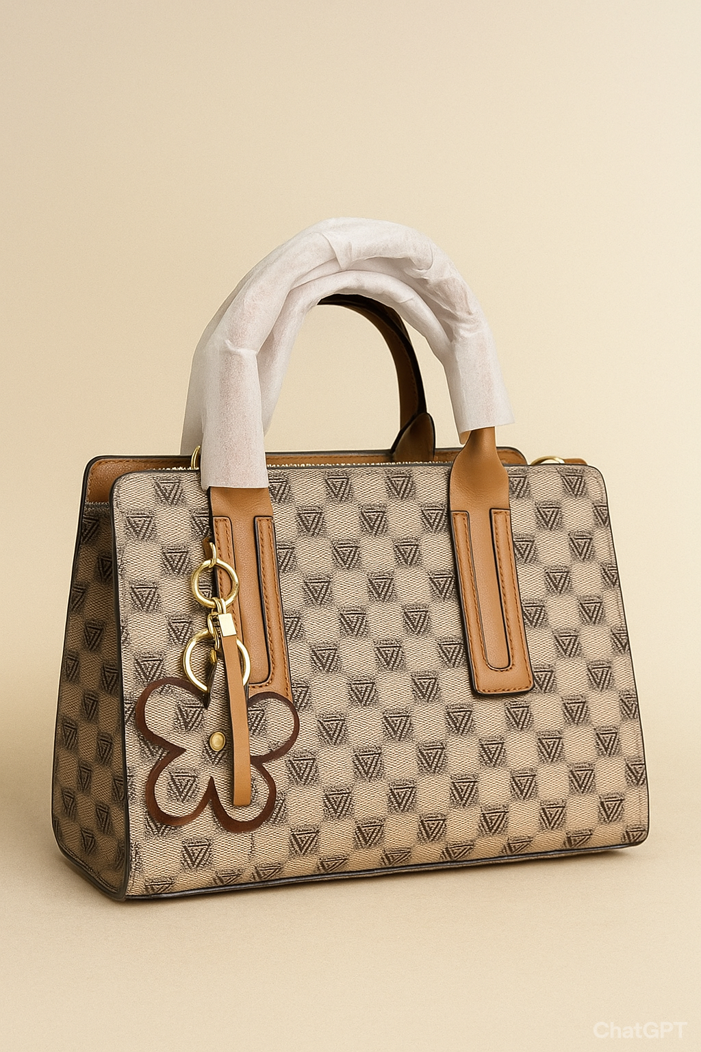 Ivory Chain Shoulder Bag